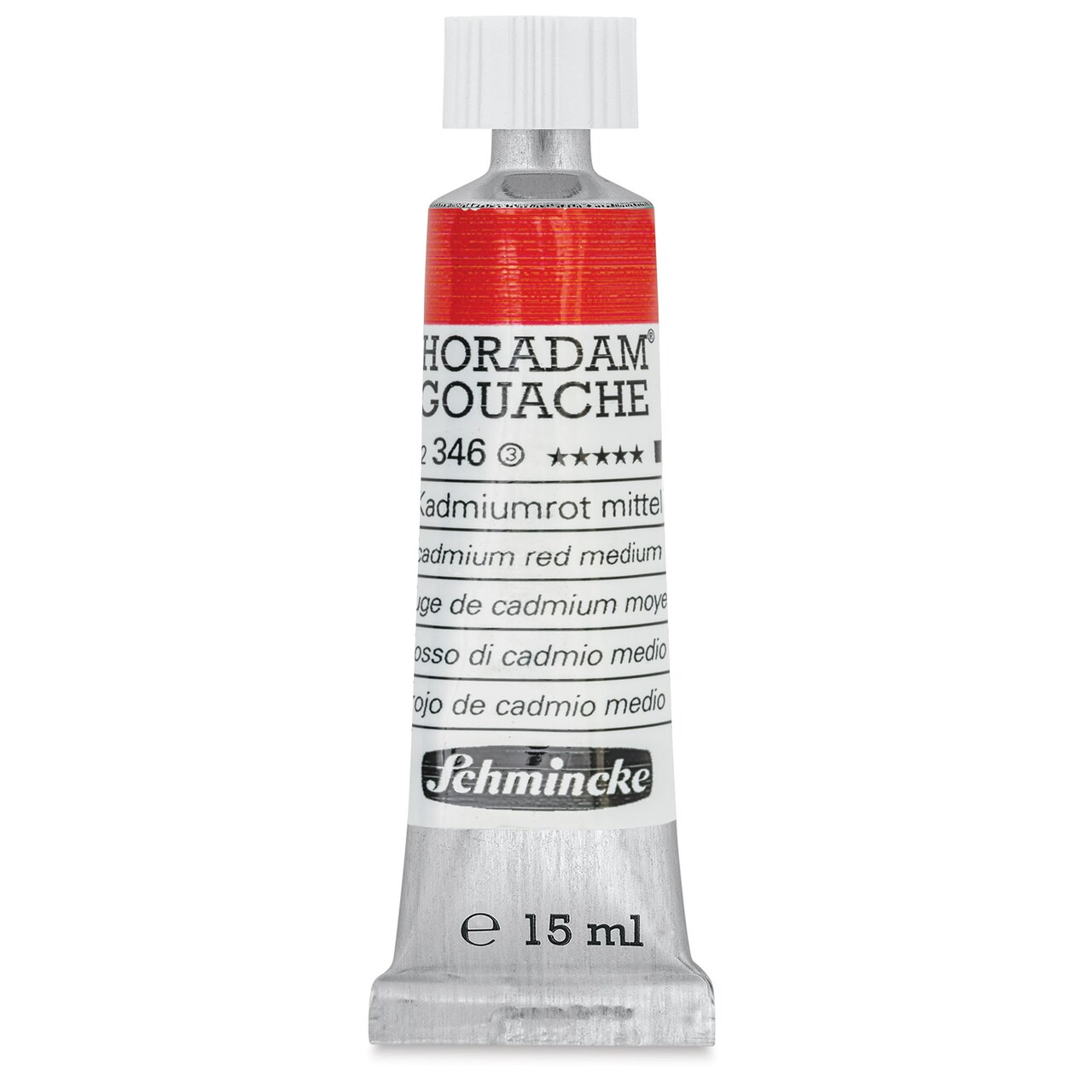Schmincke Horadam Artist Gouache - Cadmium Red Middle, 15 ml tube